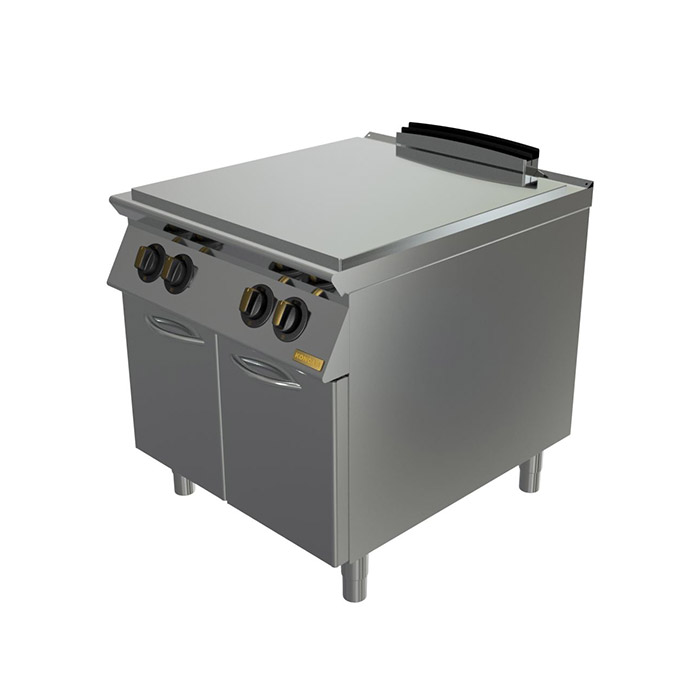 Плита электрическая со сплошной нагревательной поверхностью, на подставке с дверью