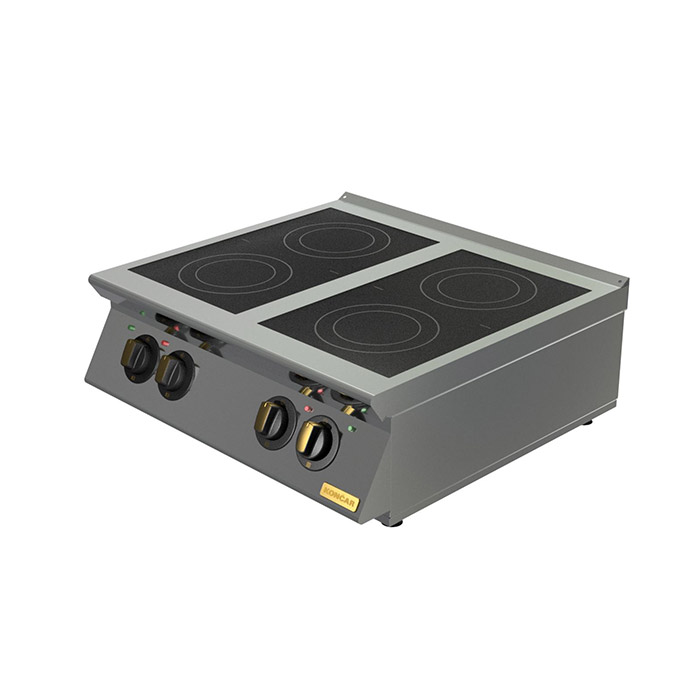 Плита электрическая Montona, стеклокерамическая, 4 конфорки, настольная