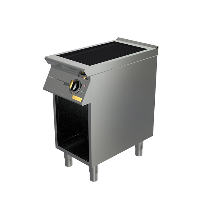 Поверхность жарочная Montona Optima, рифленая, 1 зона, открытая подставка