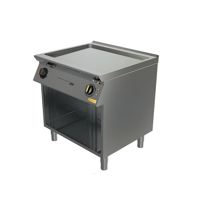 Поверность жарочная Montona LUX, хромированная, 2 зоны, открытая подставка