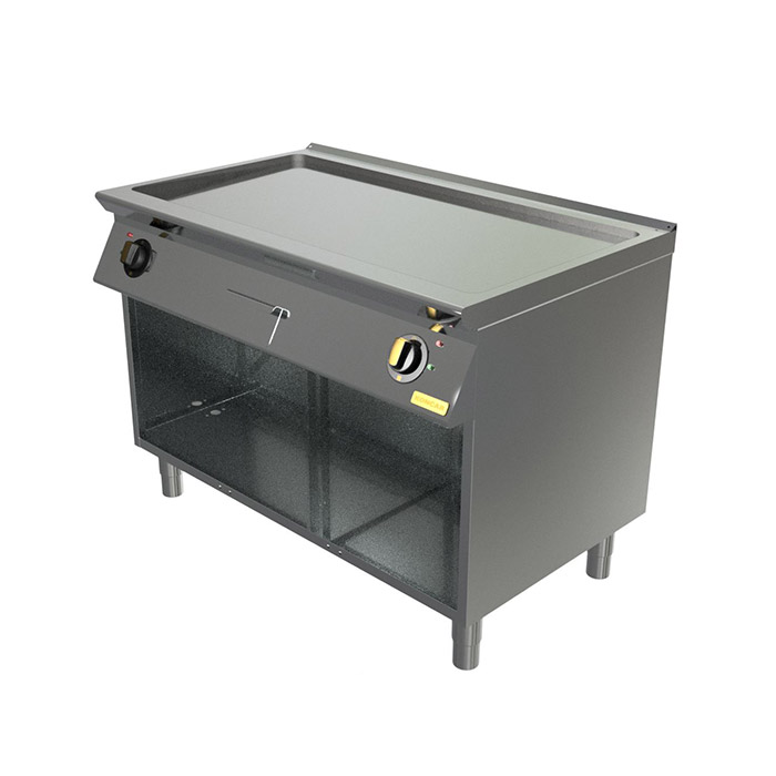 Поверность жарочная Montona LUX, хромированная, 3 зоны, открытая подставка