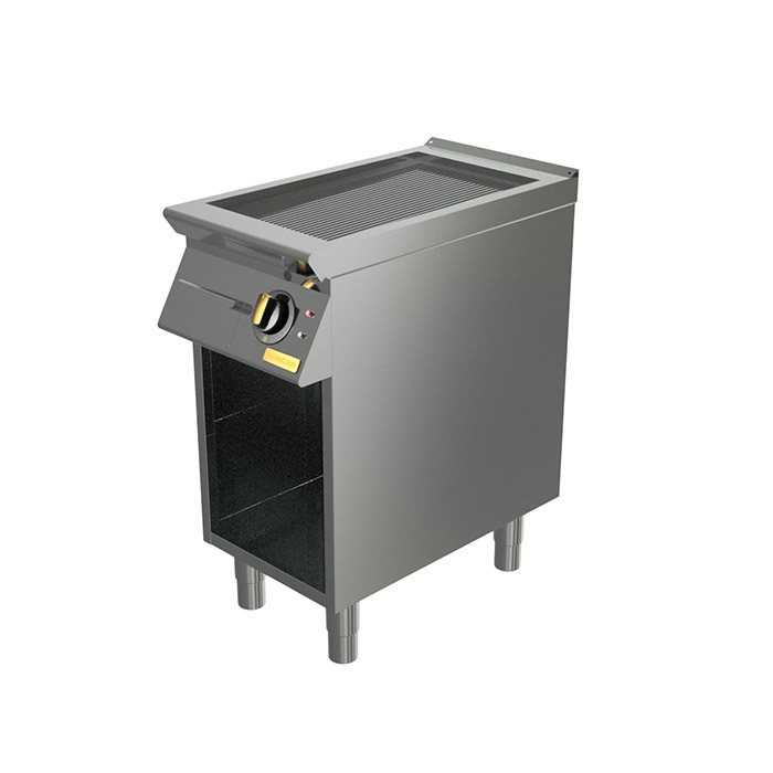 Поверность жарочная Montona LUX, хромированная, рифленая, 1 зона, открытая подставка