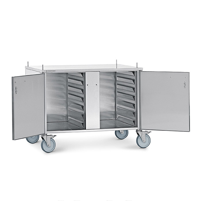 Подставка Convotherm 6.10, 10.10 закрытая, 2 двери, на колесах