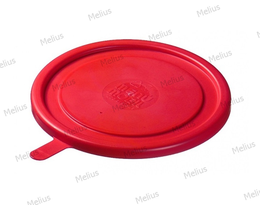 Пластиковая крышка для тарелки для супа/салата/десерта, цвет красный