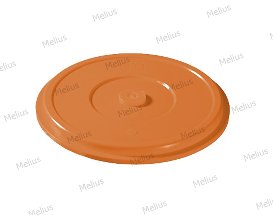 Пластиковая крышка без кольцевой ручки, для тарелки для основного блюда, цвет оранжевый