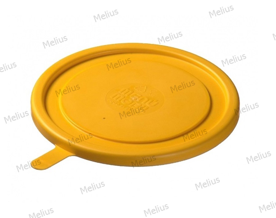Пластиковая крышка для тарелки для супа/салата/десерта, цвет желтый