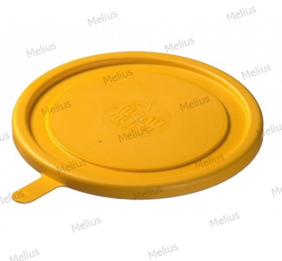Пластиковая крышка для тарелки для супа/салата/десерта, цвет желтый